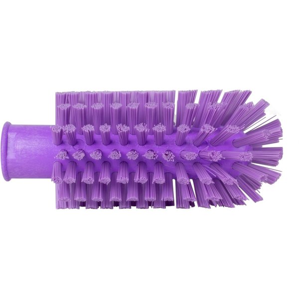2.5 in W Pipe and Valve Brush, Purple, Polypropylene