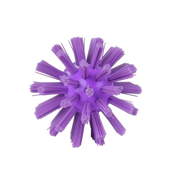 2.5 in W Pipe and Valve Brush, Purple, Polypropylene