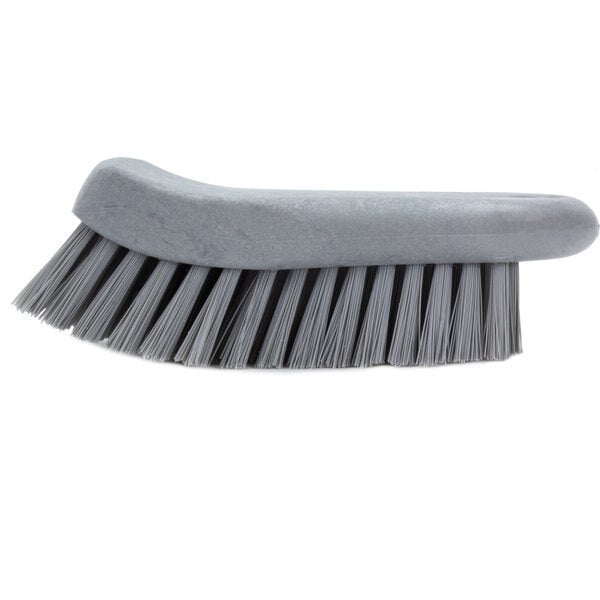 2.5 in W Hand Scrub Brush, Gray, Polypropylene