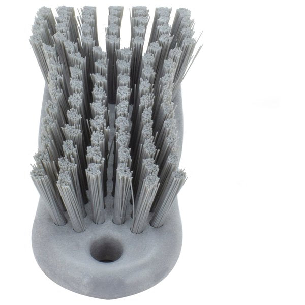 2.5 in W Hand Scrub Brush, Gray, Polypropylene