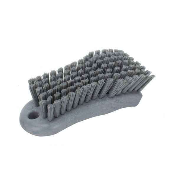 2.5 in W Hand Scrub Brush, Gray, Polypropylene