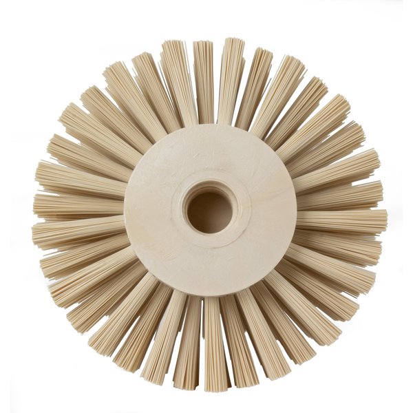 5 in W Pipe and Valve Brush, Tan, Polypropylene