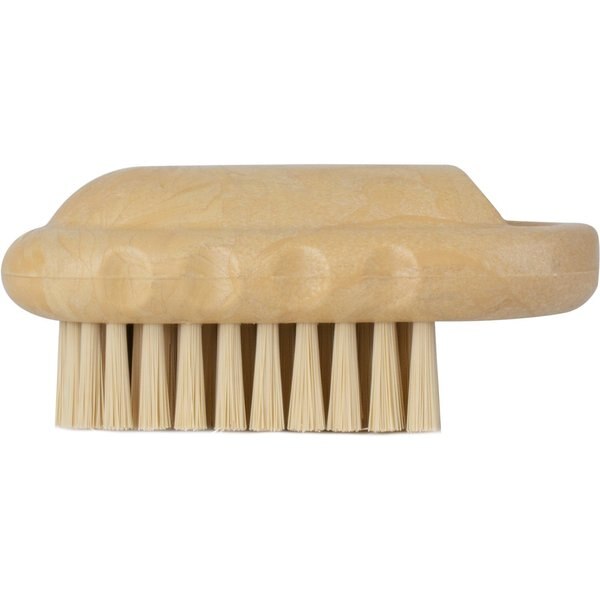 2.25 in W Hand and Nail Brush, Tan, Polypropylene