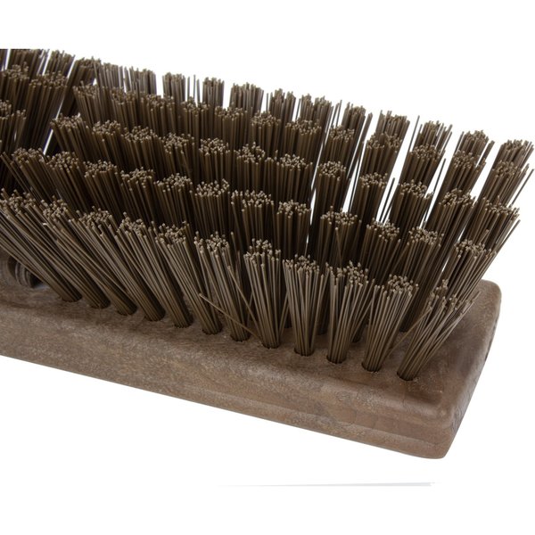 2.5 in W Deck Scrub, Brown, Polypropylene