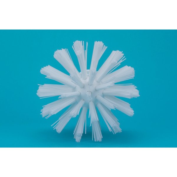 3.5 in W Pipe and Valve Brush, White, Polypropylene