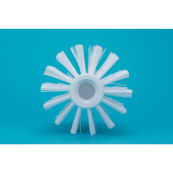 3.5 in W Pipe and Valve Brush, White, Polypropylene