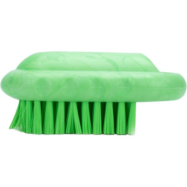 2.25 in W Hand and Nail Brush, Lime, Polypropylene