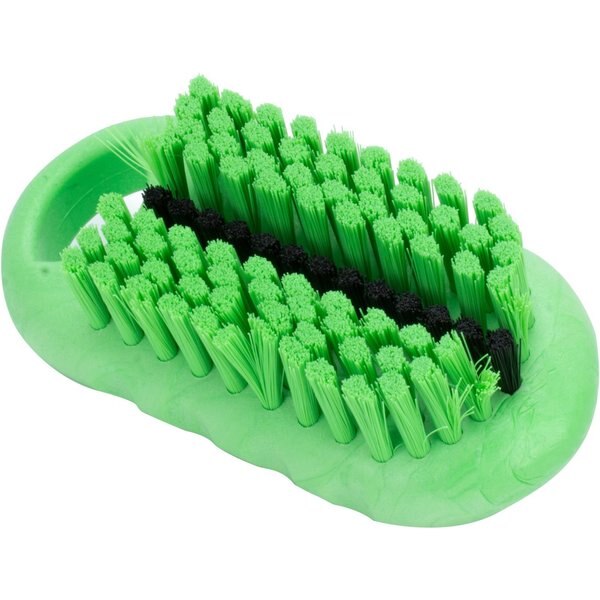 2.25 in W Hand and Nail Brush, Lime, Polypropylene