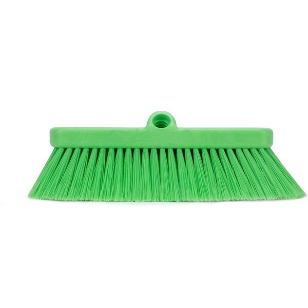 2.5 in W Flo-Thru Brush, Lime, Polypropylene