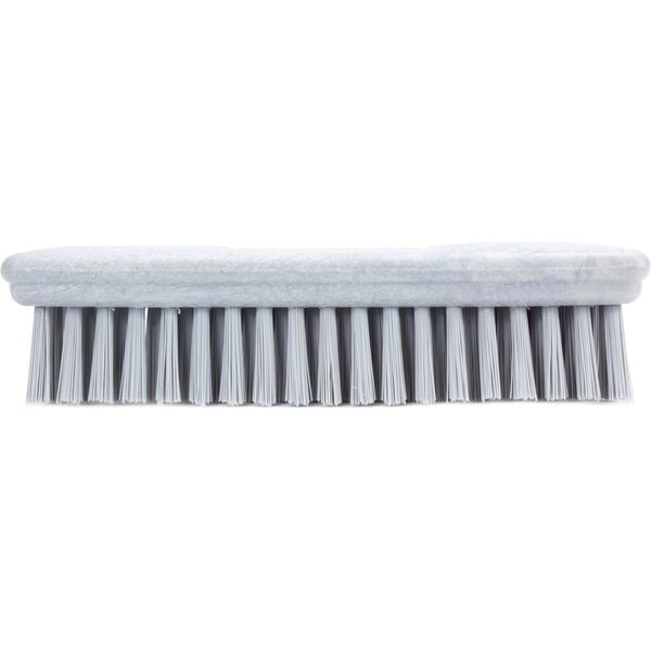 2.5 in W Hand Scrub Brush, Gray, Polypropylene
