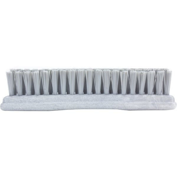 2.5 in W Hand Scrub Brush, Gray, Polypropylene