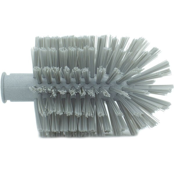 4 in W Pipe and Valve Brush, Gray, Polypropylene
