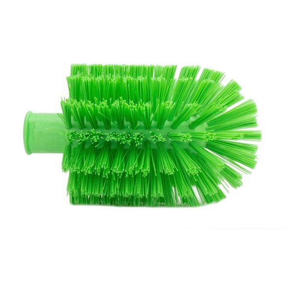 4 in W Pipe and Valve Brush, Lime, Polypropylene