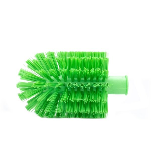 4 in W Pipe and Valve Brush, Lime, Polypropylene