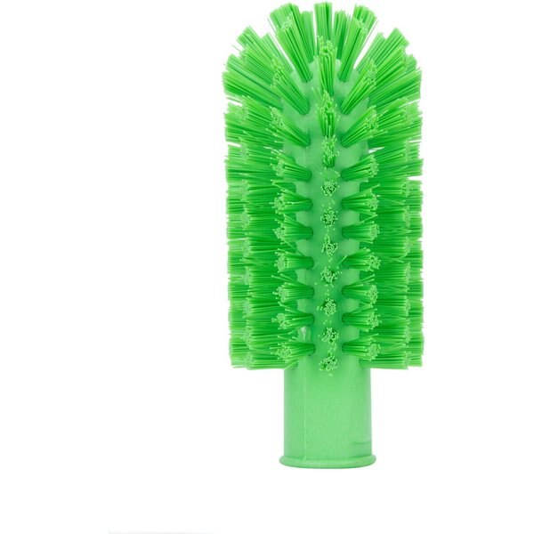 2.5 in W Pipe and Valve Brush, Lime, Polypropylene
