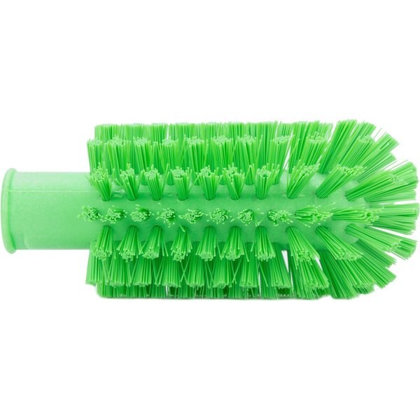 2.5 in W Pipe and Valve Brush, Lime, Polypropylene