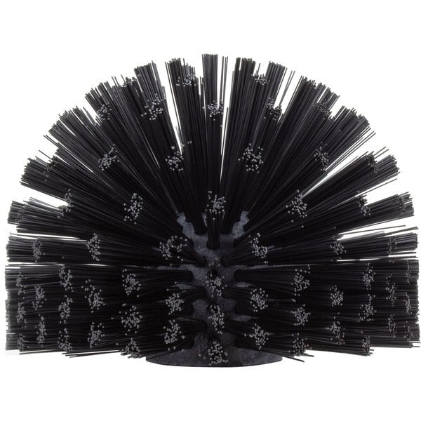 7 in W Pipe and Valve Brush, Black, Polypropylene
