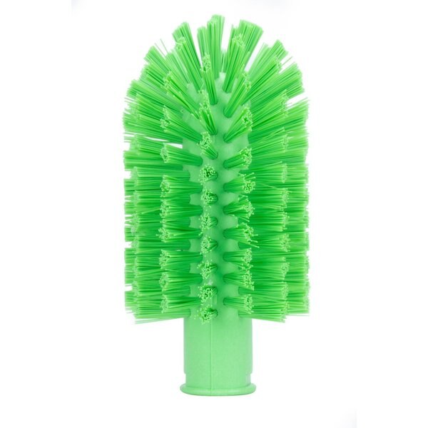 3.5 in W Pipe and Valve Brush, Lime, Polypropylene