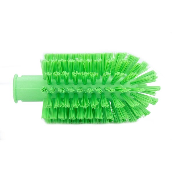 3.5 in W Pipe and Valve Brush, Lime, Polypropylene