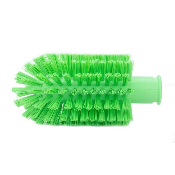 3.5 in W Pipe and Valve Brush, Lime, Polypropylene