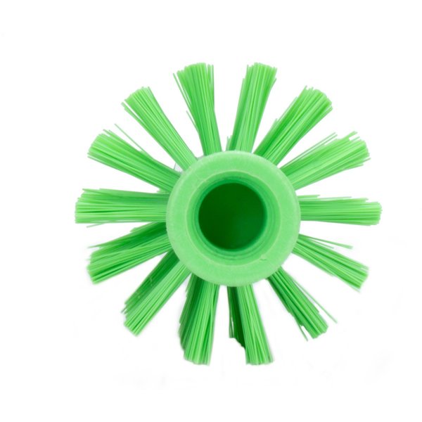 3.5 in W Pipe and Valve Brush, Lime, Polypropylene