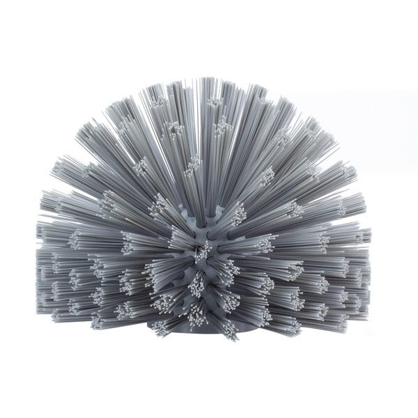 7 in W Pipe and Valve Brush, Gray, Polypropylene