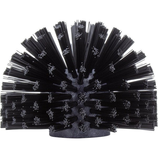 6 in W Pipe and Valve Brush, Black, Polypropylene