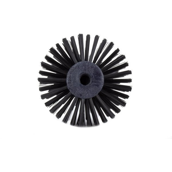 5 in W Pipe and Valve Brush, Black, Polypropylene