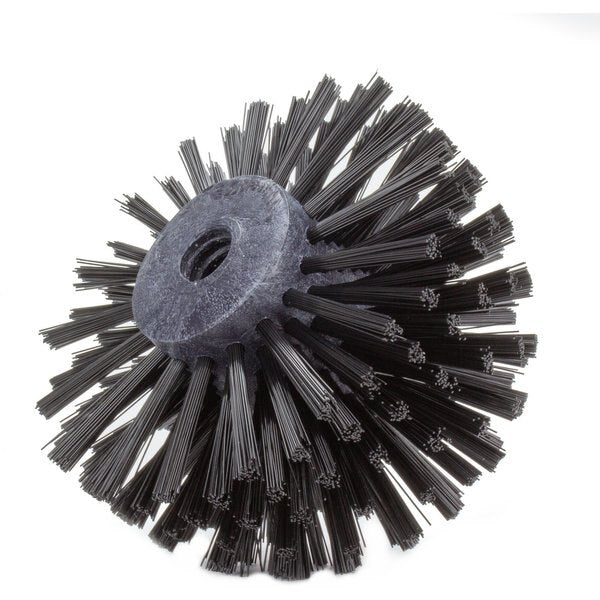 5 in W Pipe and Valve Brush, Black, Polypropylene