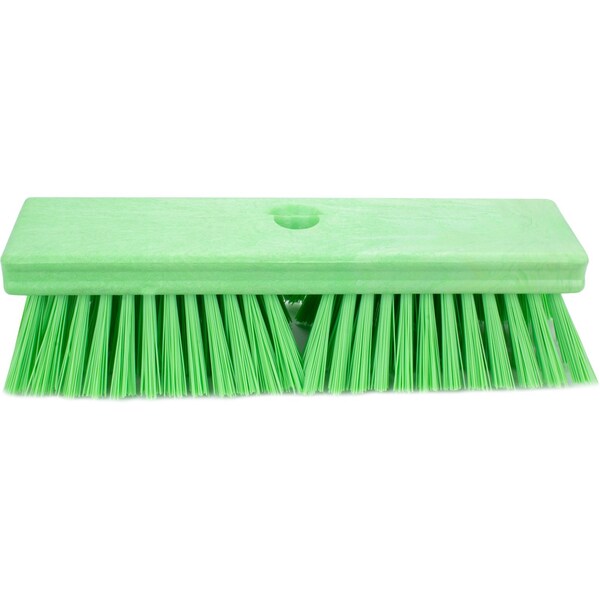 2.5 in W Deck Scrub, Lime, Polypropylene