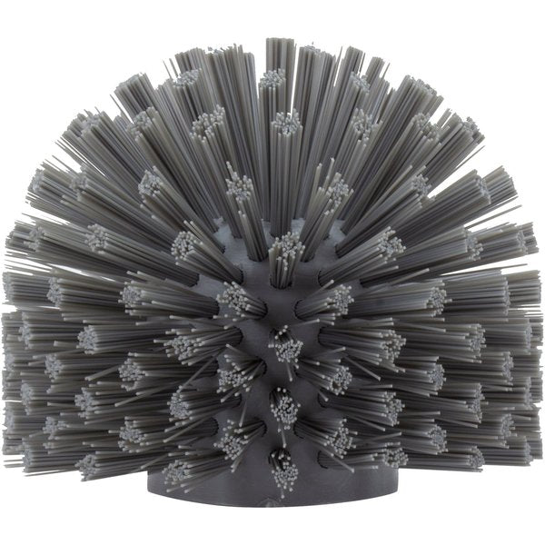 5 in W Pipe and Valve Brush, Gray, Polypropylene