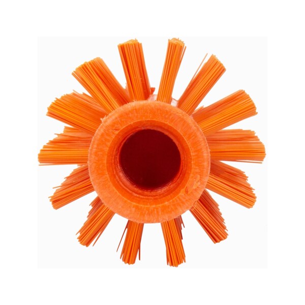 2.5 in W Pipe and Valve Brush, Orange, Polypropylene