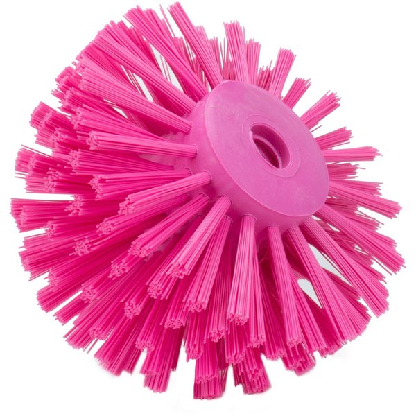 6 in W Pipe and Valve Brush, Pink, Polypropylene