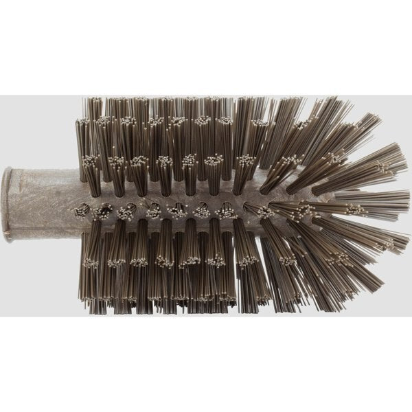 3.5 in W Pipe and Valve Brush, Brown, Polypropylene