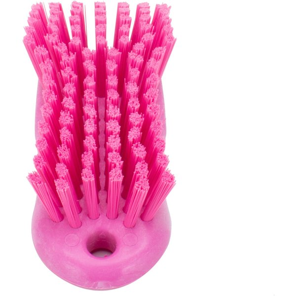2.5 in W Hand Scrub Brush, Pink, Polypropylene