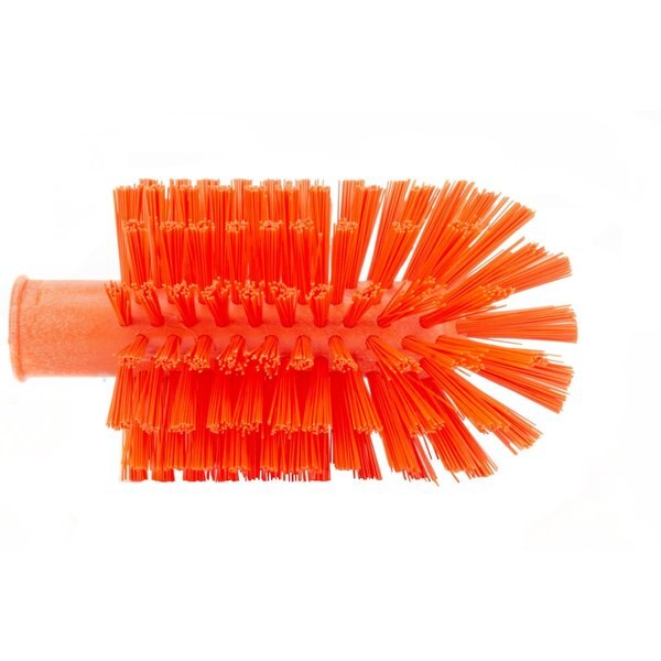 3.5 in W Pipe and Valve Brush, Orange, Polypropylene
