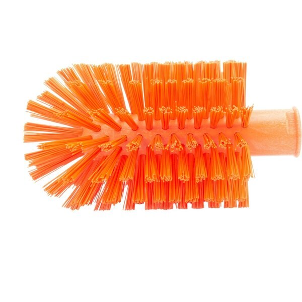 3.5 in W Pipe and Valve Brush, Orange, Polypropylene