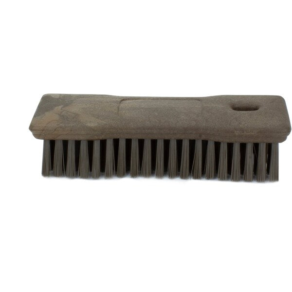 2.5 in W Hand Scrub Brush, Brown, Polypropylene