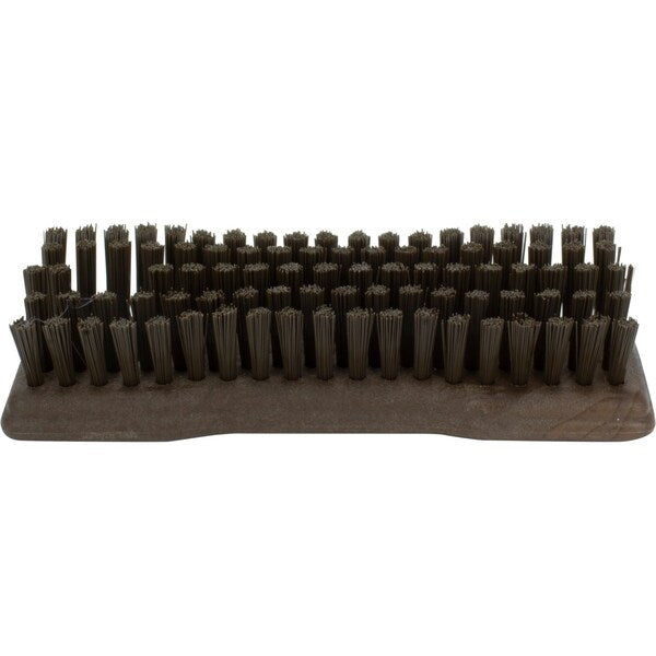 2.5 in W Hand Scrub Brush, Brown, Polypropylene