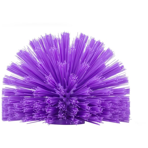 8 in W Pipe and Valve Brush, Purple, Polypropylene