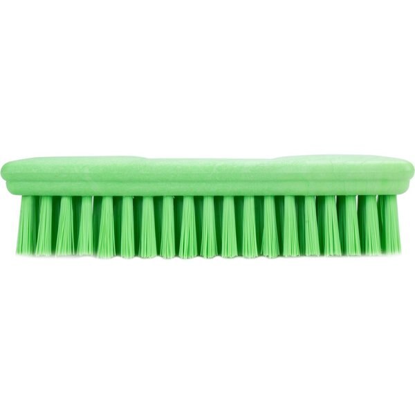 2.5 in W Hand Scrub Brush, Lime, Polypropylene