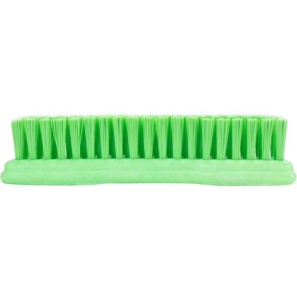 2.5 in W Hand Scrub Brush, Lime, Polypropylene