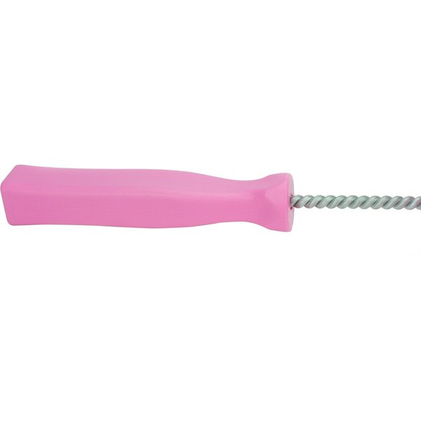 5 in W Clean-in-Place Hook Brush, Pink, Polyethylene
