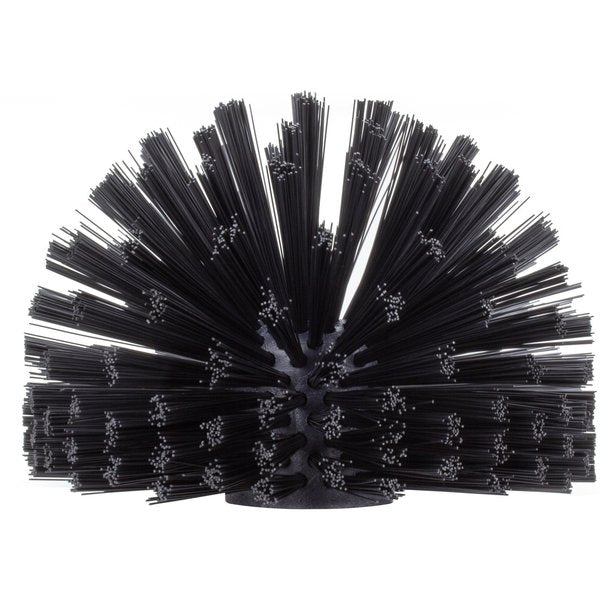 8 in W Pipe and Valve Brush, Black, Polypropylene
