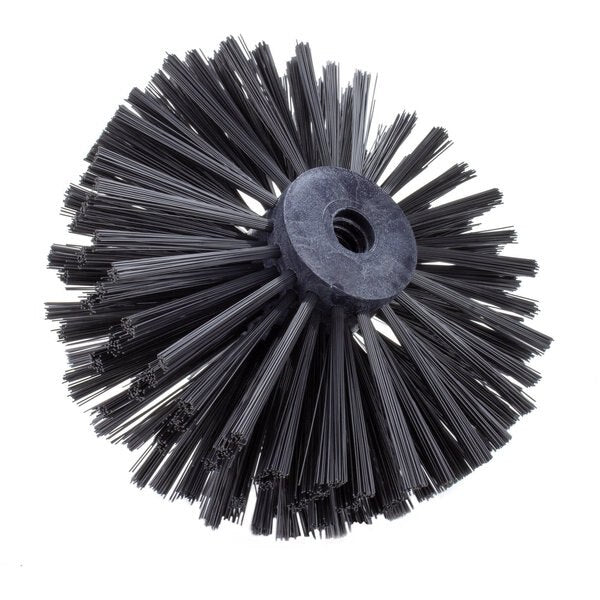 8 in W Pipe and Valve Brush, Black, Polypropylene