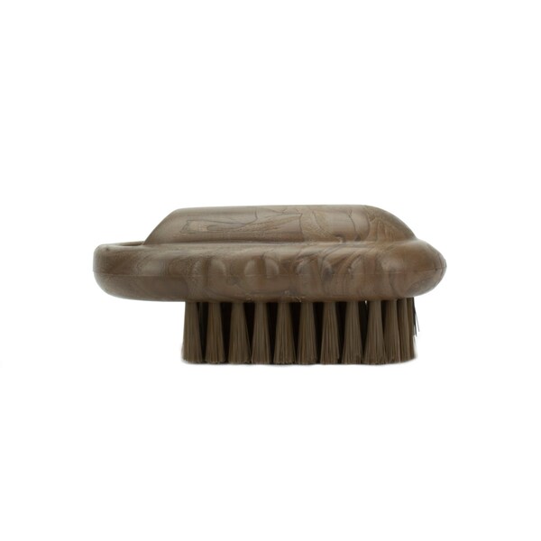 2.25 in W Hand and Nail Brush, Brown, Polypropylene