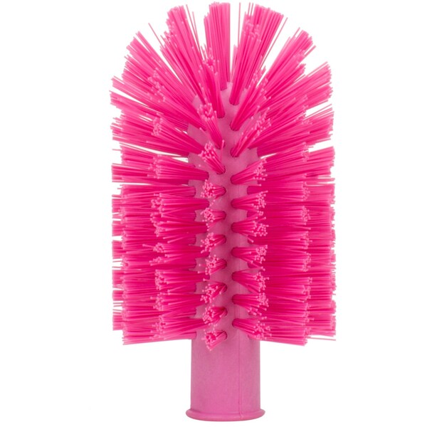 3.5 in W Pipe and Valve Brush, Pink, Polypropylene