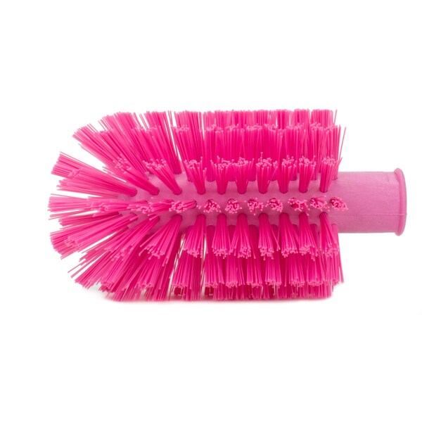 3.5 in W Pipe and Valve Brush, Pink, Polypropylene