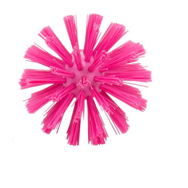 3.5 in W Pipe and Valve Brush, Pink, Polypropylene