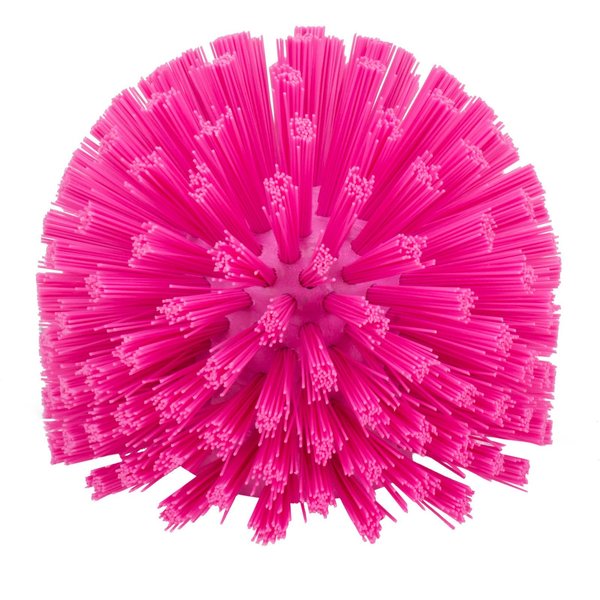 5 in W Pipe and Valve Brush, Pink, Polypropylene